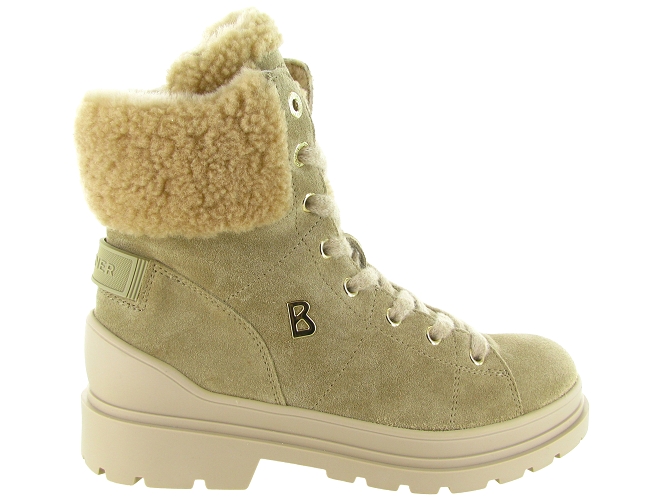 apres ski bottes fourrees - Botte fourrée - femme - Cuir - Beige - Bogner5848001_2
