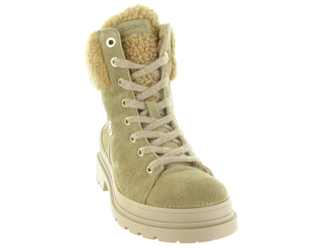 apres ski bottes fourrees - Botte fourrée - femme - Cuir - Beige - Bogner5848001_3