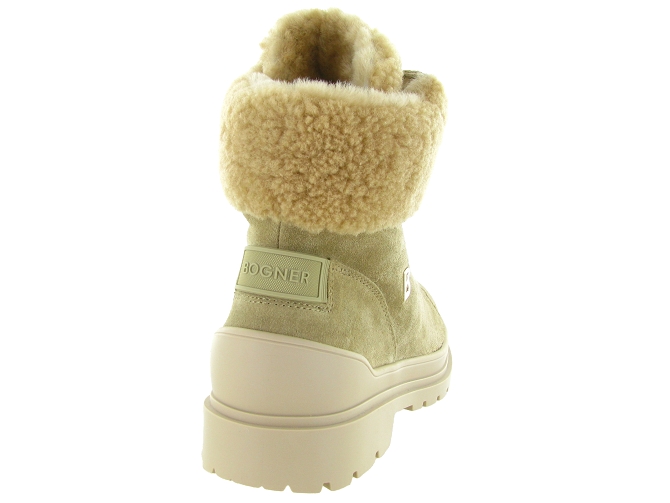 apres ski bottes fourrees - Botte fourrée - femme - Cuir - Beige - Bogner5848001_5