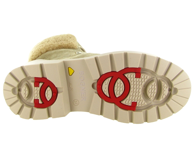 apres ski bottes fourrees - Botte fourrée - femme - Cuir - Beige - Bogner5848001_6