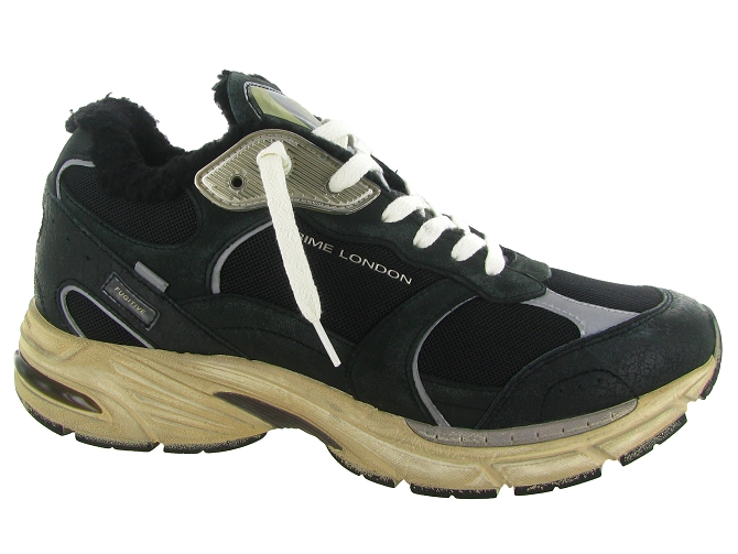 baskets et sneakers - Tendance - homme - Cuir - Noir - Crime london