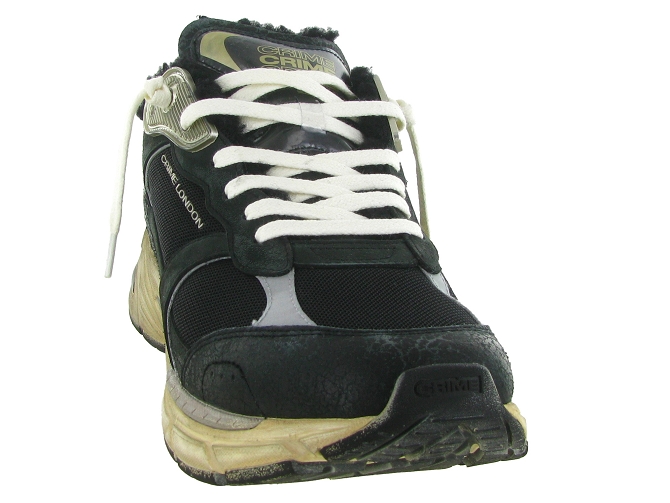 baskets et sneakers - Tendance - homme - Cuir - Noir - Crime london5850901_3