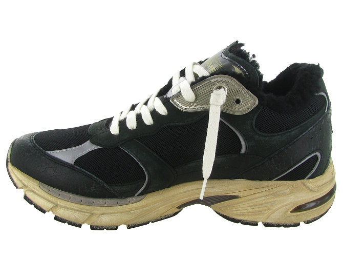 baskets et sneakers - Tendance - homme - Cuir - Noir - Crime london5850901_4