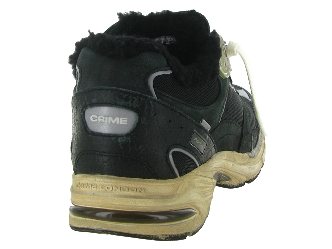 baskets et sneakers - Tendance - homme - Cuir - Noir - Crime london5850901_5