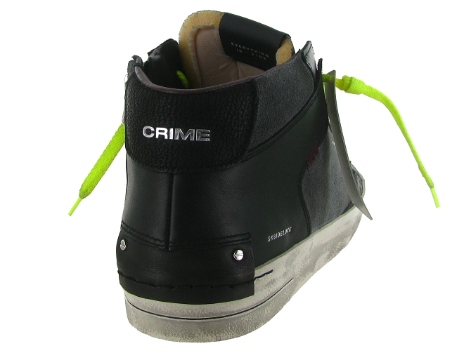 baskets et sneakers - Montante - homme - Cuir - Noir - Crime london5851001_5
