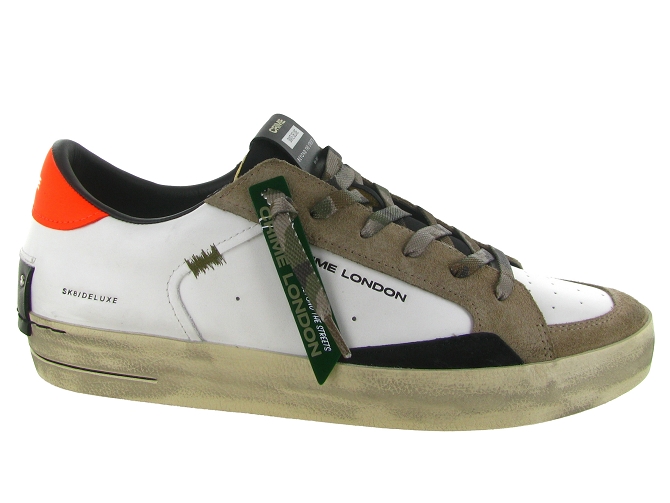 baskets et sneakers - Tendance - homme - Cuir - Noir - Crime london