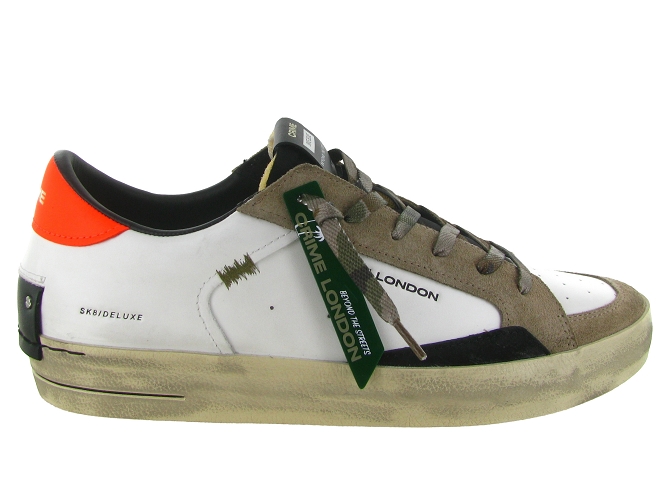 baskets et sneakers - Tendance - homme - Cuir - Noir - Crime london5851101_2