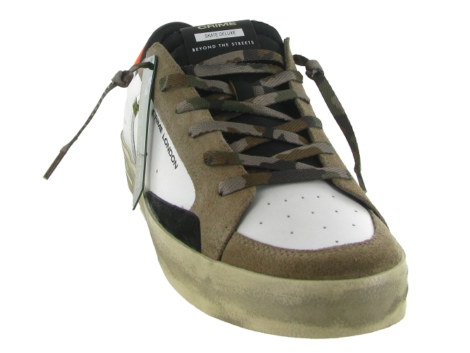baskets et sneakers - Tendance - homme - Cuir - Noir - Crime london5851101_3