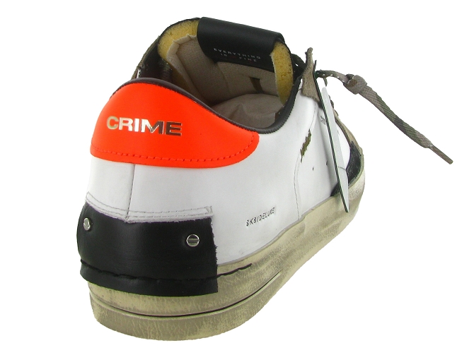 baskets et sneakers - Tendance - homme - Cuir - Noir - Crime london5851101_5