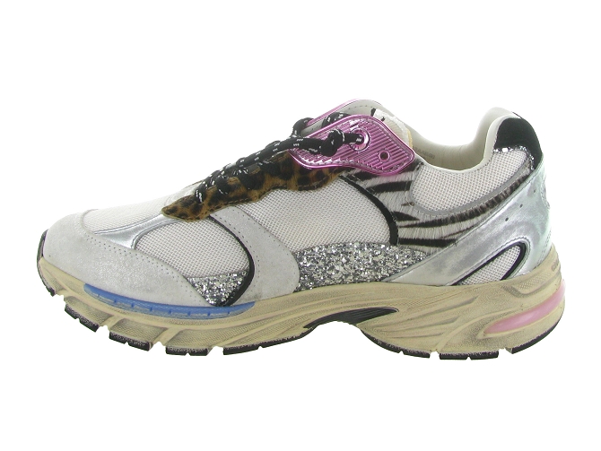 baskets et sneakers - Tendance - femme - Cuir - Blanc - Crime london5851601_4