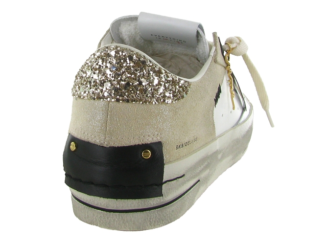 baskets et sneakers - Tendance - femme - Cuir - Beige - Crime london5851801_5