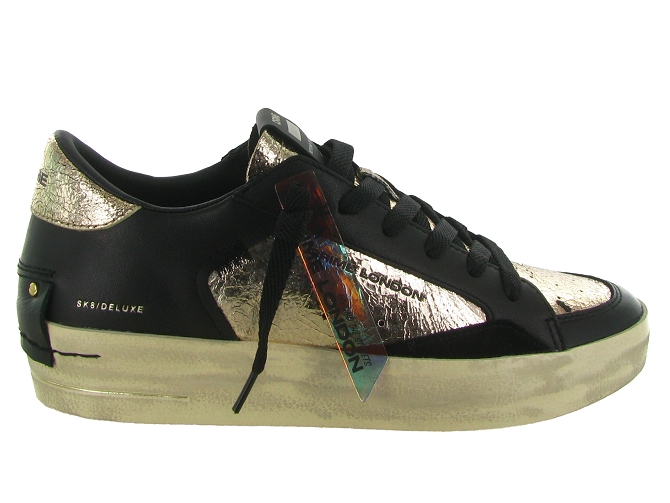 baskets et sneakers - Tendance - femme - Cuir - Noir - Crime london5851802_2