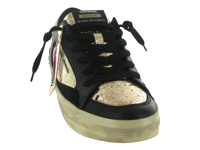 baskets et sneakers - Tendance - femme - Cuir - Noir - Crime london5851802_3