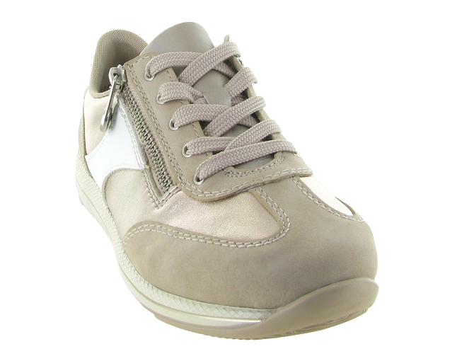 baskets et sneakers - Confort - femme - Cuir - Beige - Rieker5852901_3