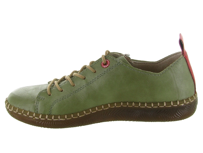 chaussures a lacets - Lacets détente - femme - Synthétique - Vert - Rieker5853001_4