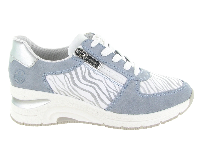 baskets et sneakers - Tendance - femme - Cuir - Bleu - Rieker5853201_2