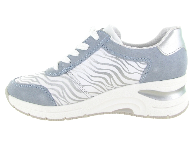 baskets et sneakers - Tendance - femme - Cuir - Bleu - Rieker5853201_4