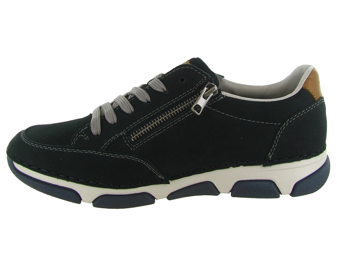 baskets et sneakers - Confort - homme - Cuir - Bleu Marine - Rieker5854301_4