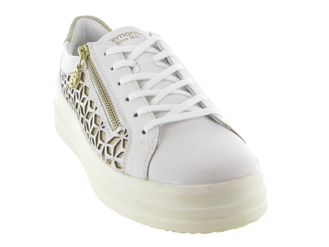 baskets et sneakers - Confort - femme - Cuir - Blanc - Remonte5854501_3