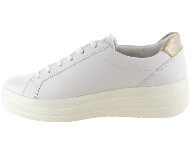 baskets et sneakers - Confort - femme - Cuir - Blanc - Remonte5854501_4