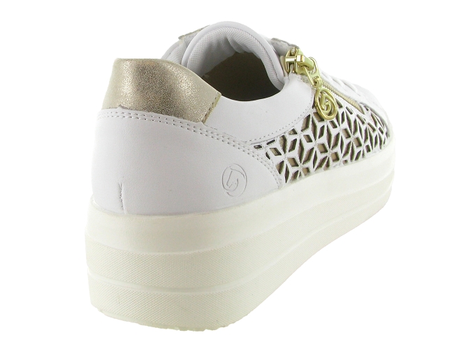 baskets et sneakers - Confort - femme - Cuir - Blanc - Remonte5854501_5