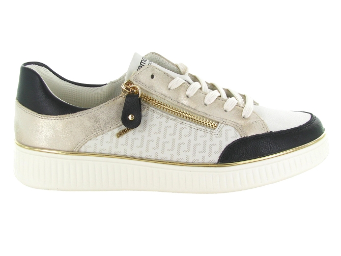 baskets et sneakers - Confort - femme - Cuir - Blanc - Remonte5854601_2