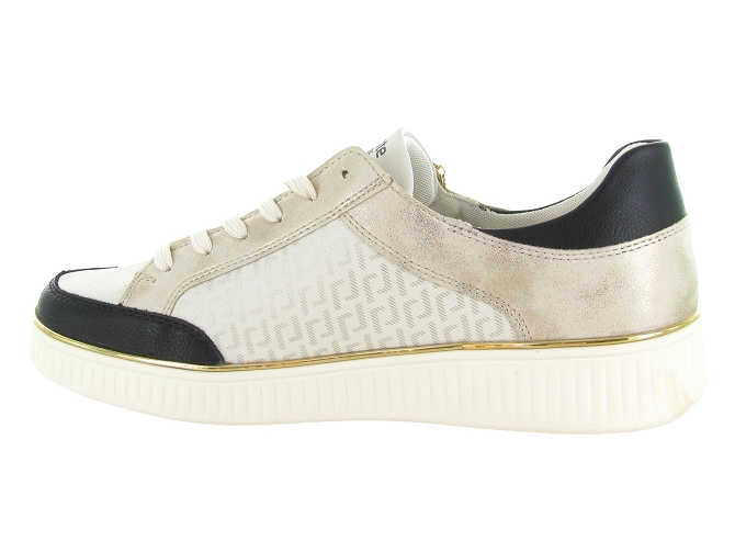 baskets et sneakers - Confort - femme - Cuir - Blanc - Remonte5854601_4