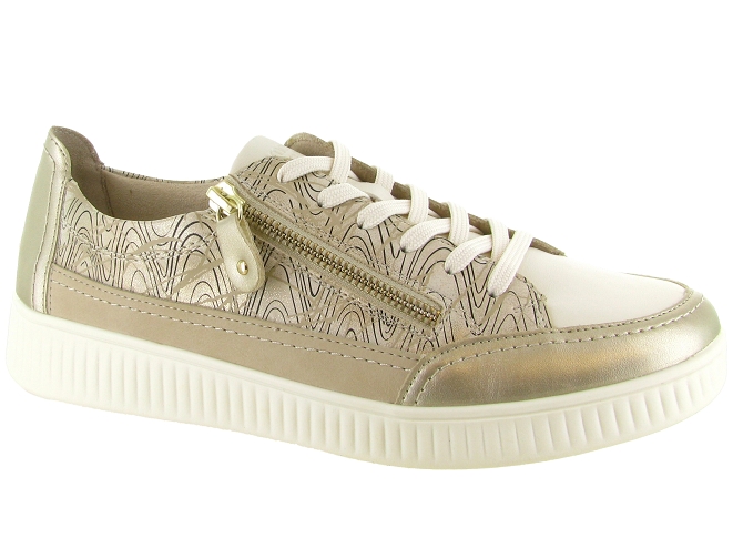 baskets et sneakers - Confort - femme - Cuir - Rose - Remonte