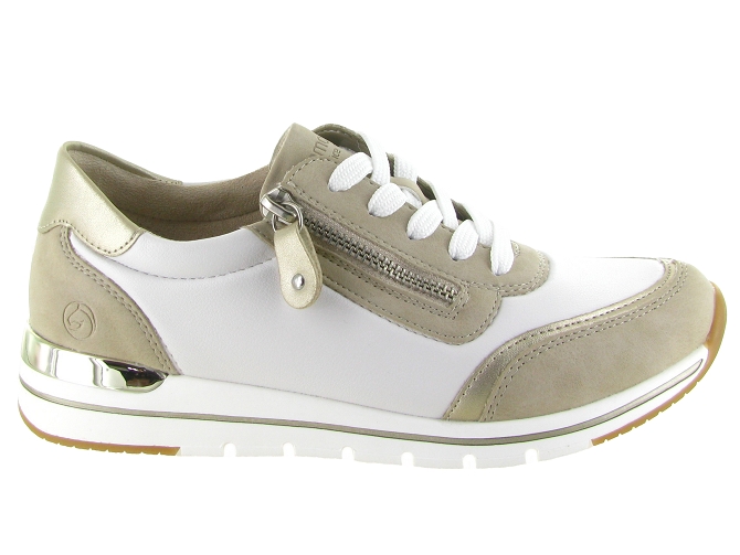 baskets et sneakers - Confort - femme - Synthétique - Beige - Remonte5855201_2