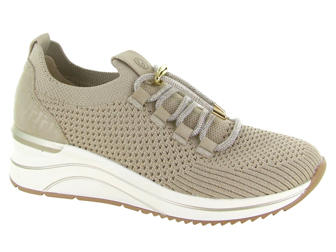 baskets et sneakers - Confort - femme - Synthétique - Beige - Remonte