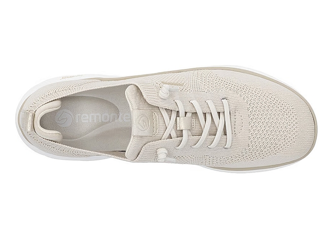 baskets et sneakers - Confort - femme - Synthétique - Beige - Remonte5855602_3