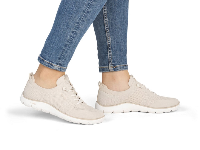 baskets et sneakers - Confort - femme - Synthétique - Beige - Remonte5855602_5