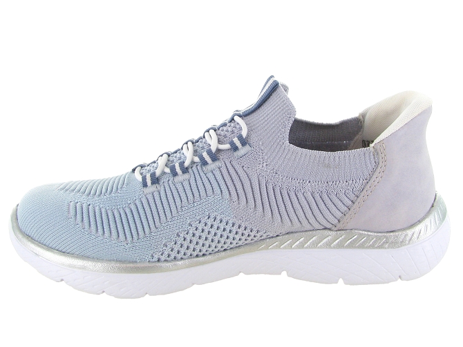 baskets et sneakers - Tendance - femme - Toile  - Bleu - Rieker5855801_4