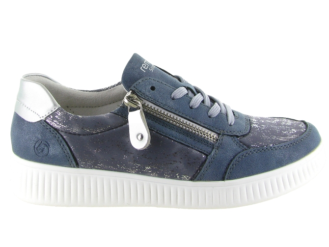 baskets et sneakers - Confort - femme - Textile - Bleu - Remonte5856001_2