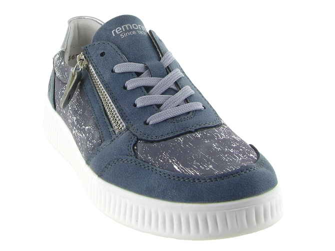 baskets et sneakers - Confort - femme - Textile - Bleu - Remonte5856001_3