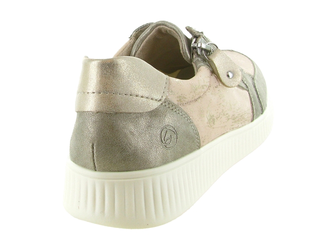 baskets et sneakers - Confort - femme - Textile - Beige - Remonte5856002_5