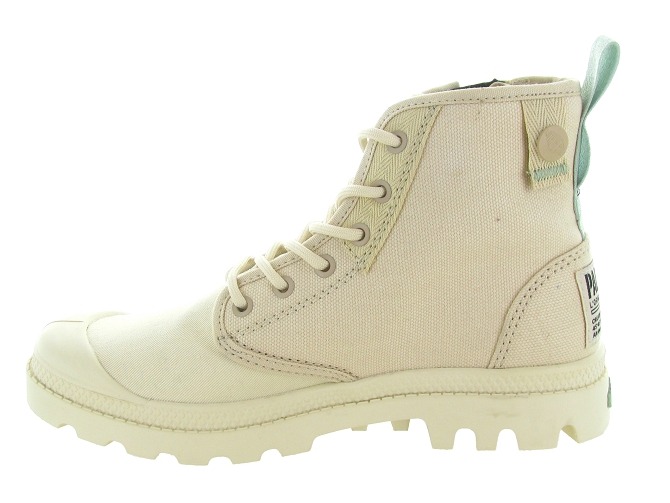 baskets et sneakers - Montante - femme - Toile  - Crème - Palladium5856501_4