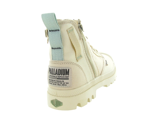 baskets et sneakers - Montante - femme - Toile  - Crème - Palladium5856501_5