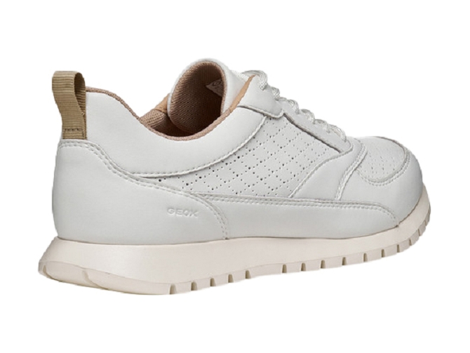 baskets et sneakers - Confort - femme - Cuir - Blanc - Geox5856901_4