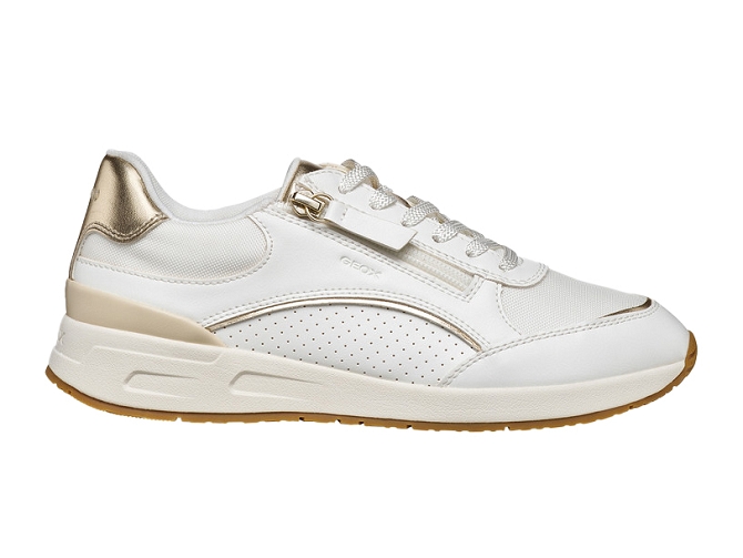 baskets et sneakers - Confort - femme - Cuir - Blanc - Geox5857001_2
