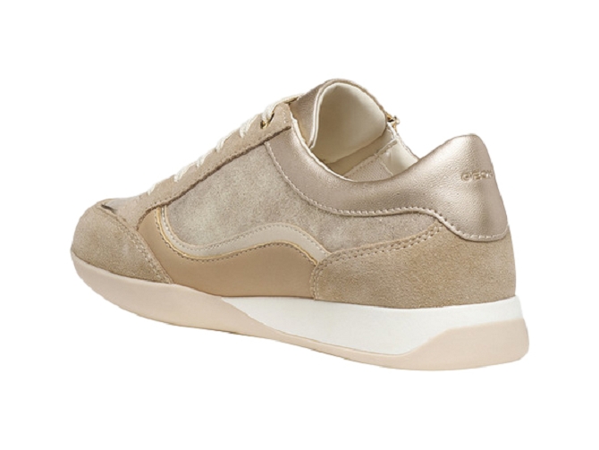 baskets et sneakers - Confort - femme - Cuir - Crème - Geox5857101_3
