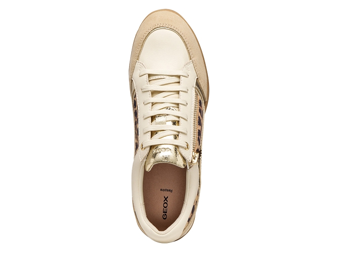 baskets et sneakers - Confort - femme - Cuir - Léopard - Geox5857102_5