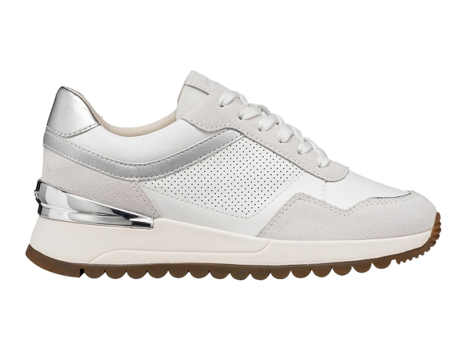 baskets et sneakers - Confort - femme - Cuir - Blanc - Geox5857202_2