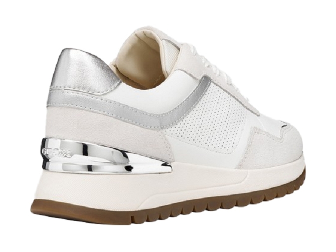 baskets et sneakers - Confort - femme - Cuir - Blanc - Geox5857202_4