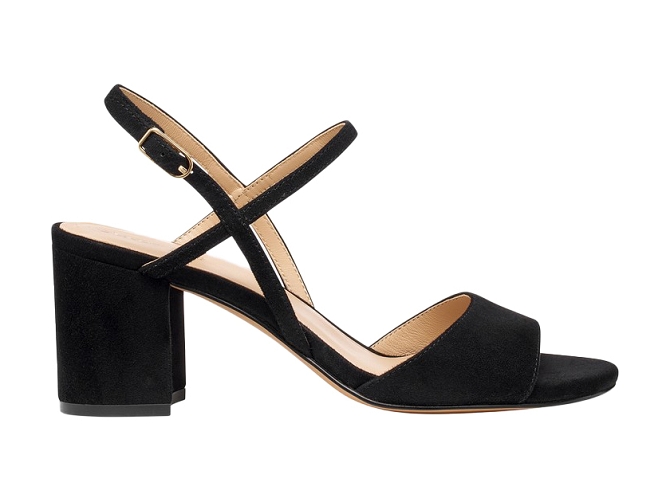 sandales et nu pieds - Confort - femme - Nubuck - Noir - Geox5857501_2