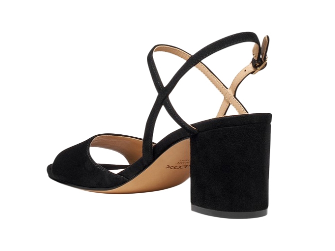 sandales et nu pieds - Confort - femme - Nubuck - Noir - Geox5857501_3