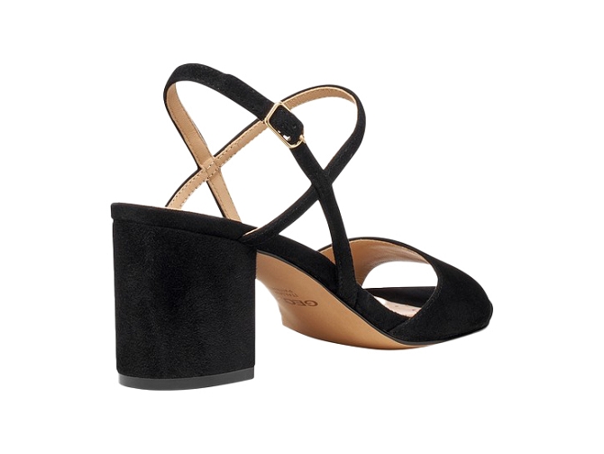 sandales et nu pieds - Confort - femme - Nubuck - Noir - Geox5857501_4