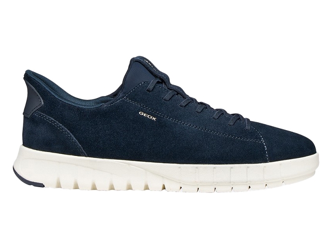 baskets et sneakers - Confort - homme - Nubuck - Bleu Marine - Geox5858102_2