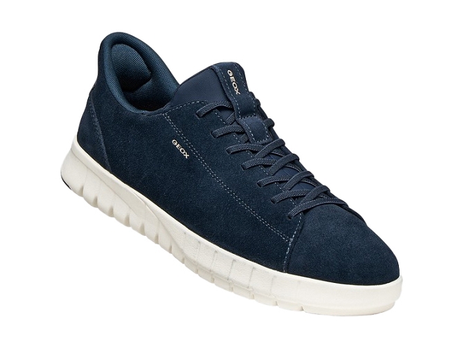 baskets et sneakers - Confort - homme - Nubuck - Bleu Marine - Geox5858102_4