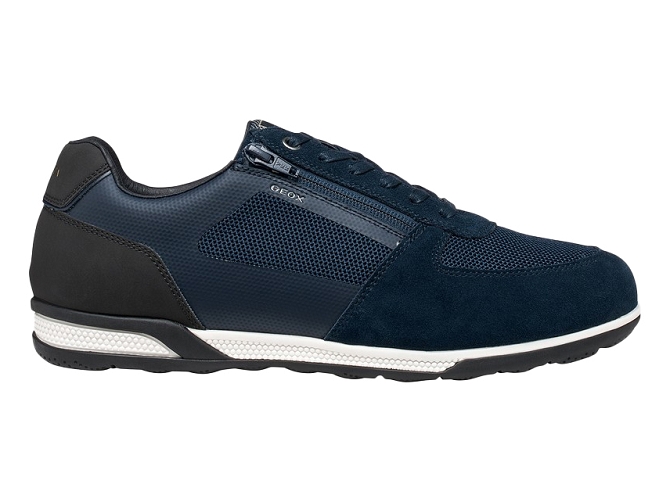 baskets et sneakers - Tendance - homme - Cuir - Bleu Marine - Geox5858201_2